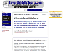 Tablet Screenshot of bayardmiddlesports.com